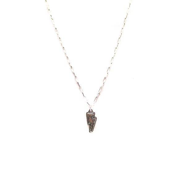 Snowing West - Wholesale Pendant/Charm Necklace - Western Dainty Lightning Bolt Necklace