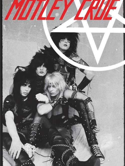 Motley Crue Pentangle - 24x36 Poster for wholesale by Scorpio Posters