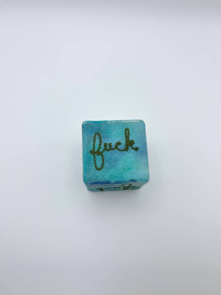 Roll the F'ing Dice, Small for wholesale by Cat Babbie