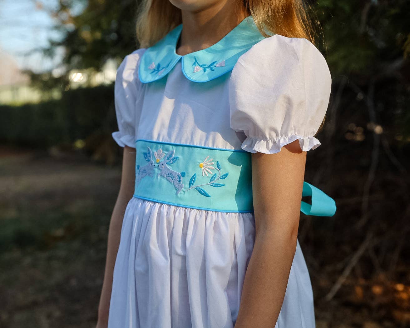 Posh Pickle - Vendita all'ingrosso Vestito - Bambini - Abito da coniglietto ricamato Le Petit Lapin9