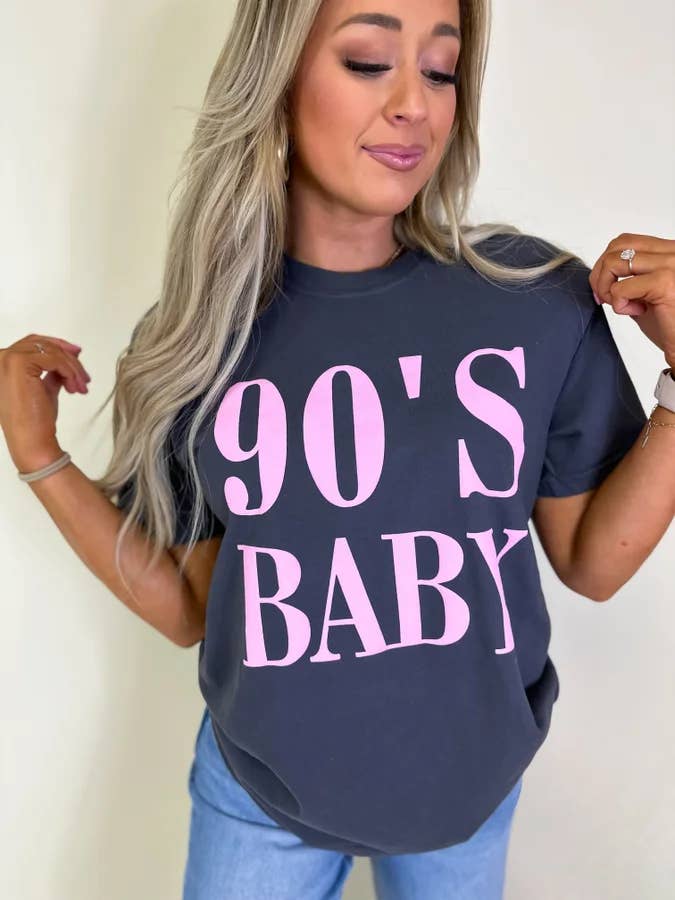 90-talets Baby Puff Graphic Tee för wholesale av birdie