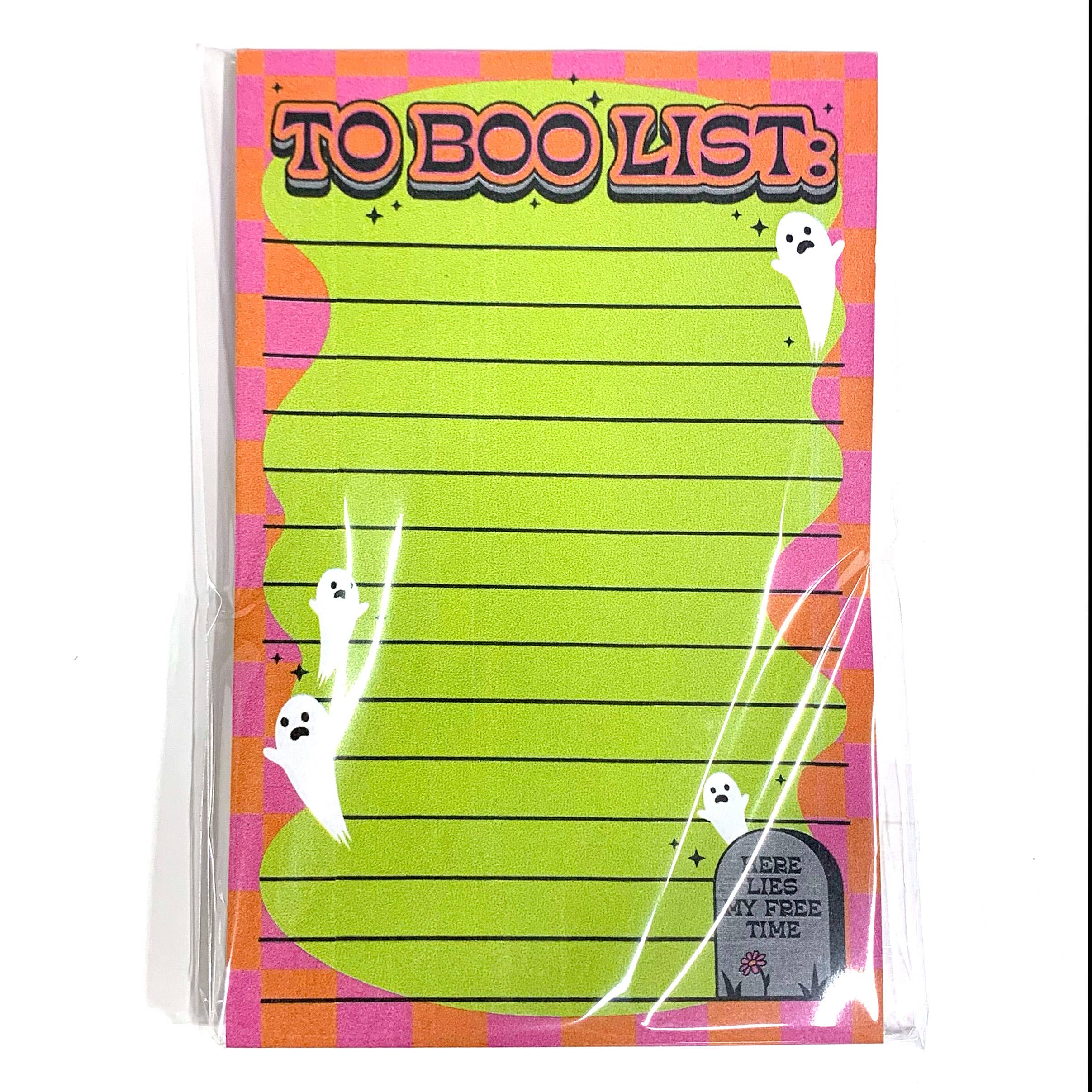 Krystan Saint Cat - Wholesale Notepad - To Boo List Halloween Spooky Notepad1