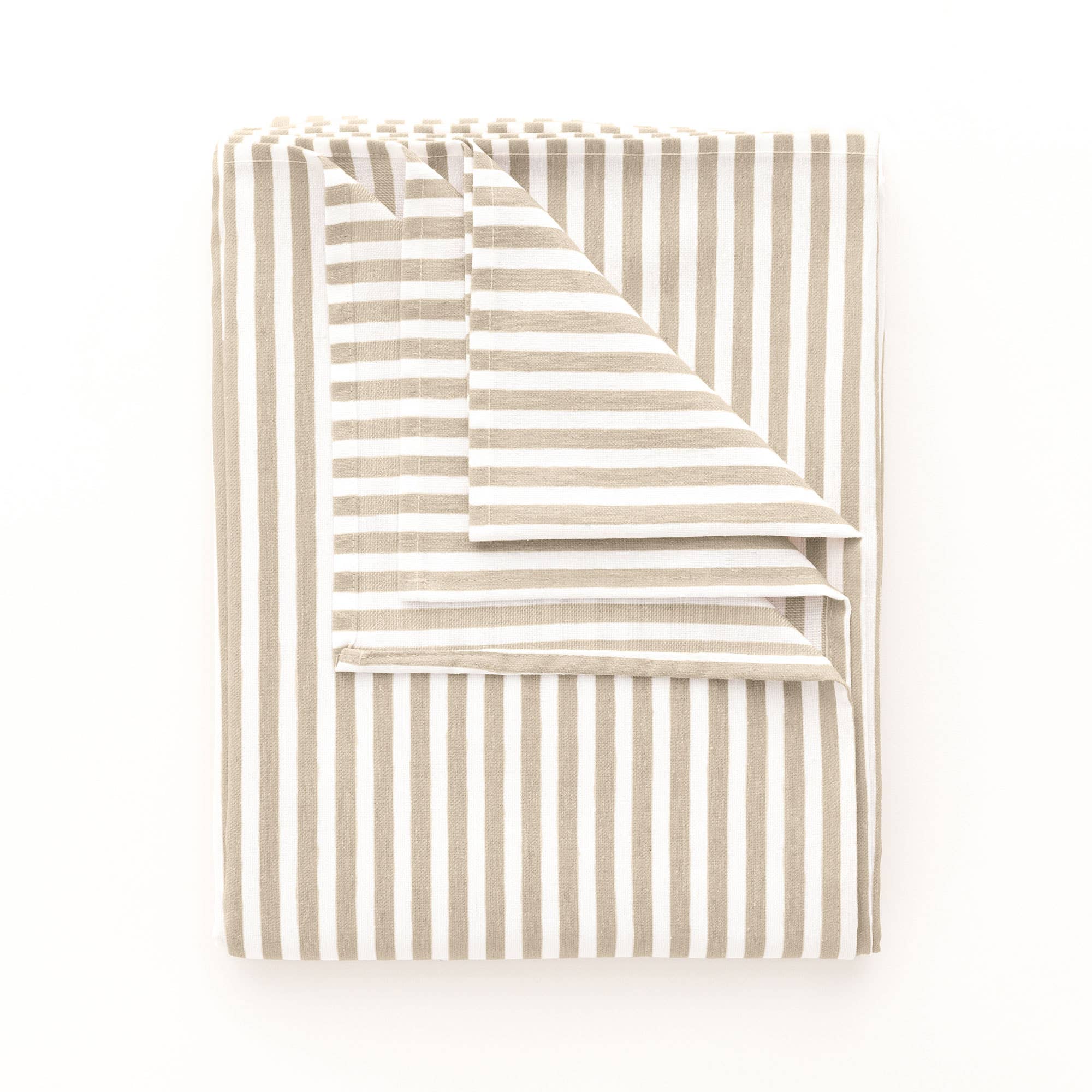 GAMUSI - Vente Nappes - Nappe anti-taches coton toucher tissu rayures ARENZA9