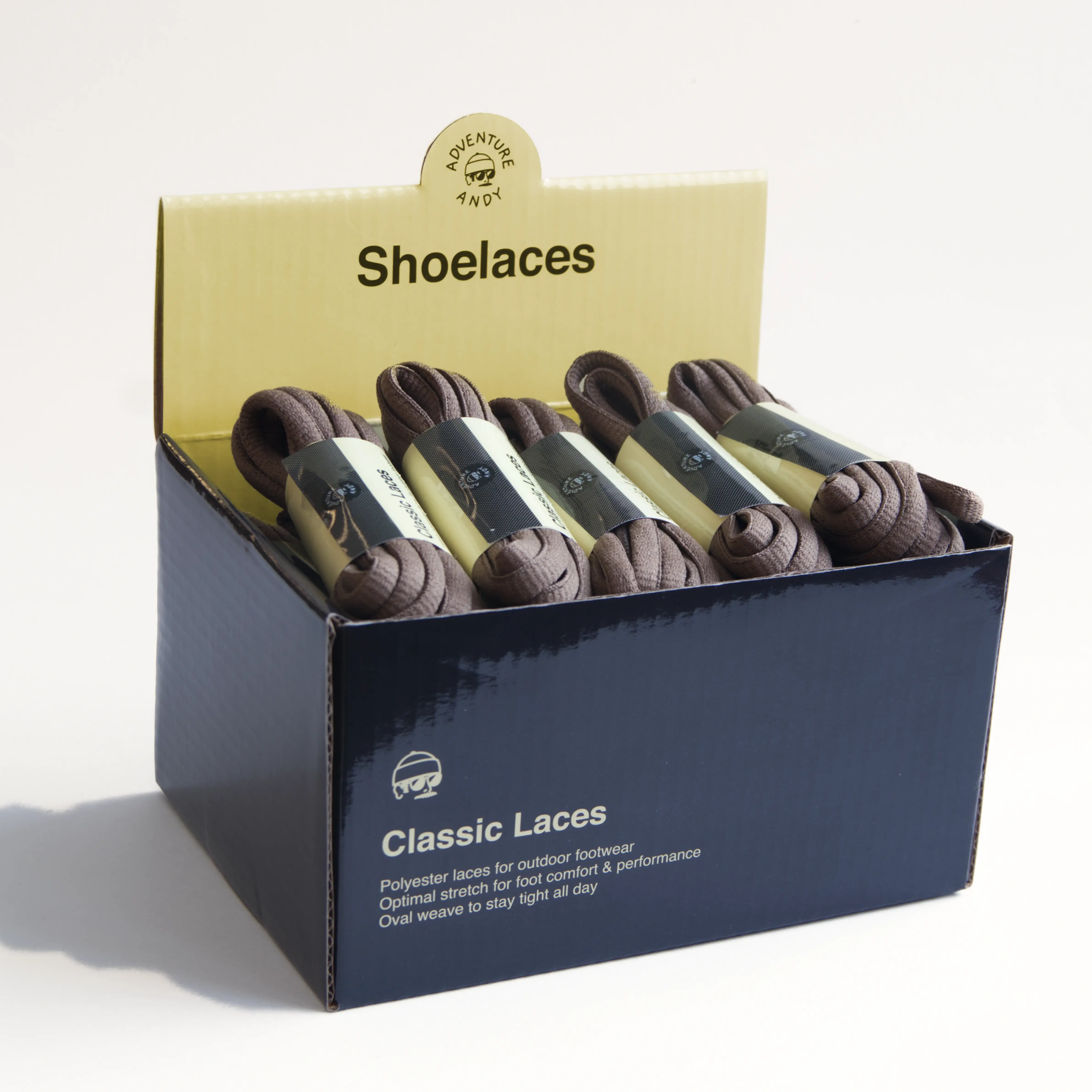 Adventure Andy - Wholesale Shoelaces - Unisex - Classic Oval Laces 2