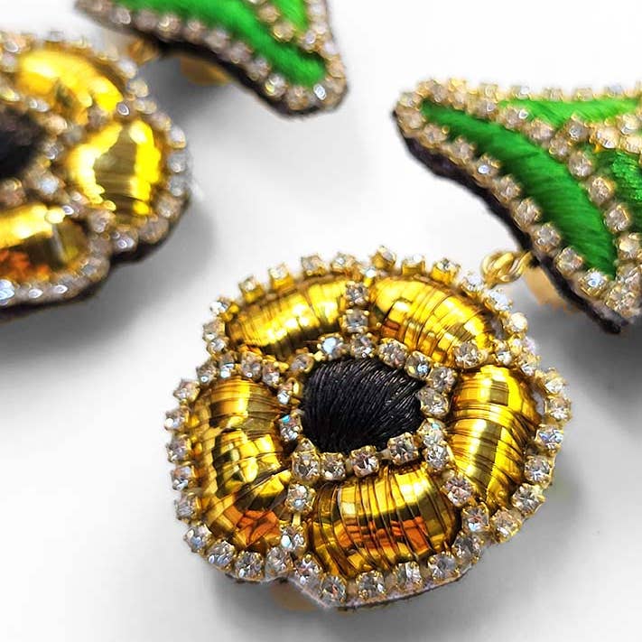 Céleste Mogador - Wholesale Hangende/ronde oorbellen - Nina S oorbellen met clip2