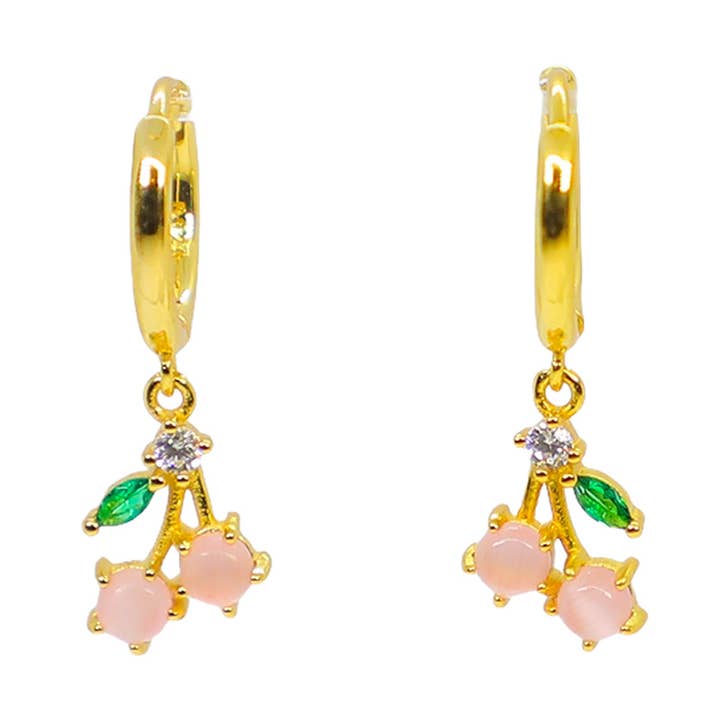Cherry Huggie Earrings for wholesale by MiniDes