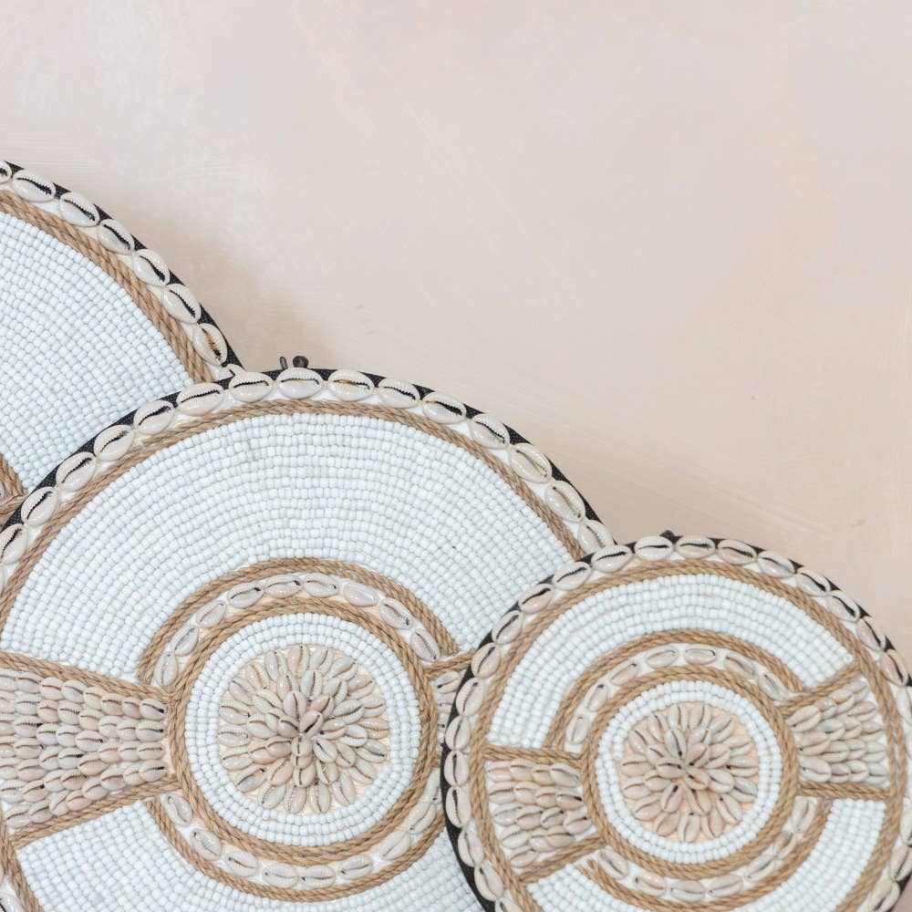 EARTHWARE – Objeto de mesa decorativo por atacado – Decoração de concha em S branco Lulu3