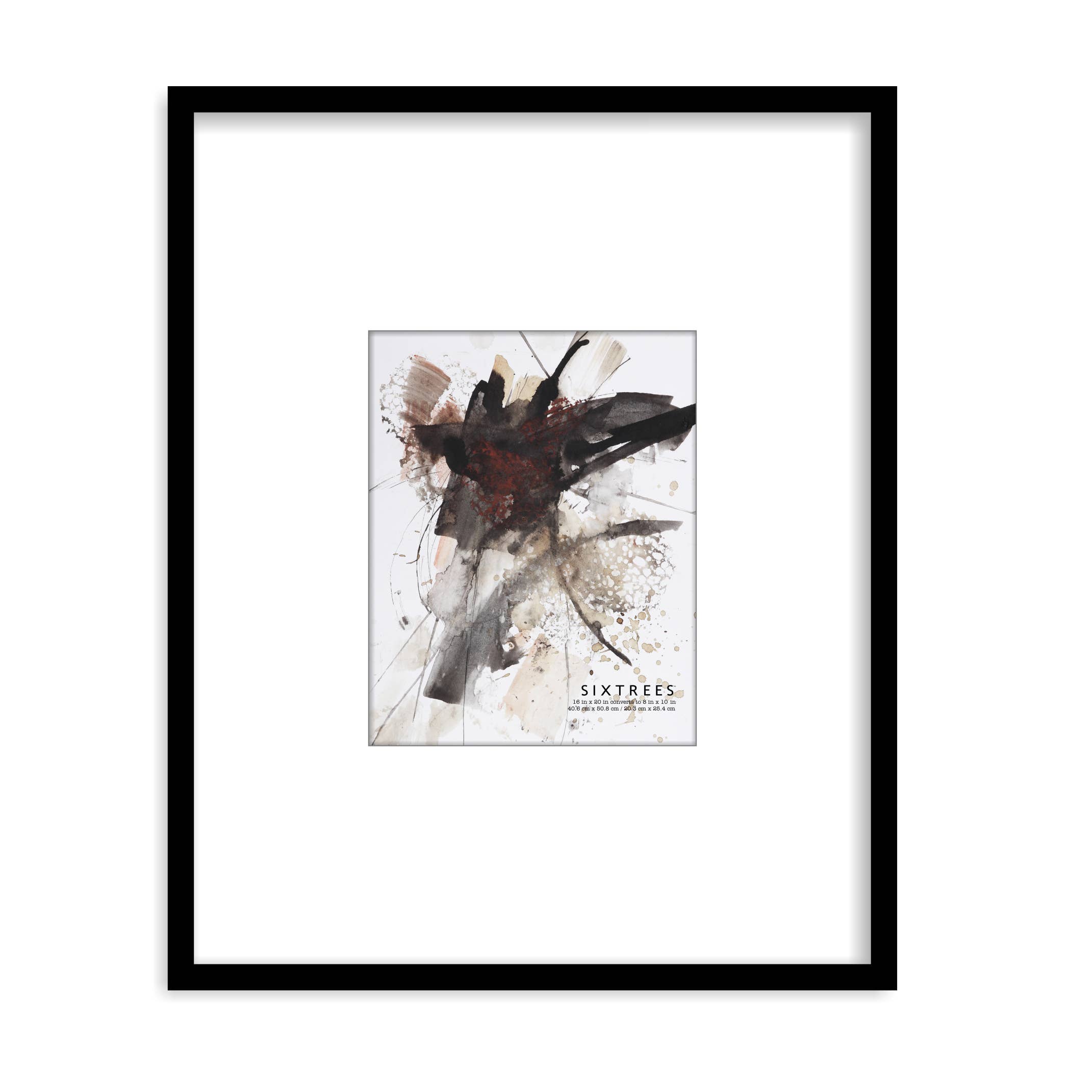 Sixtrees - Wholesale Picture Frame - Logan Collection Matted Wood Picture Frames - Multiple Sizes10