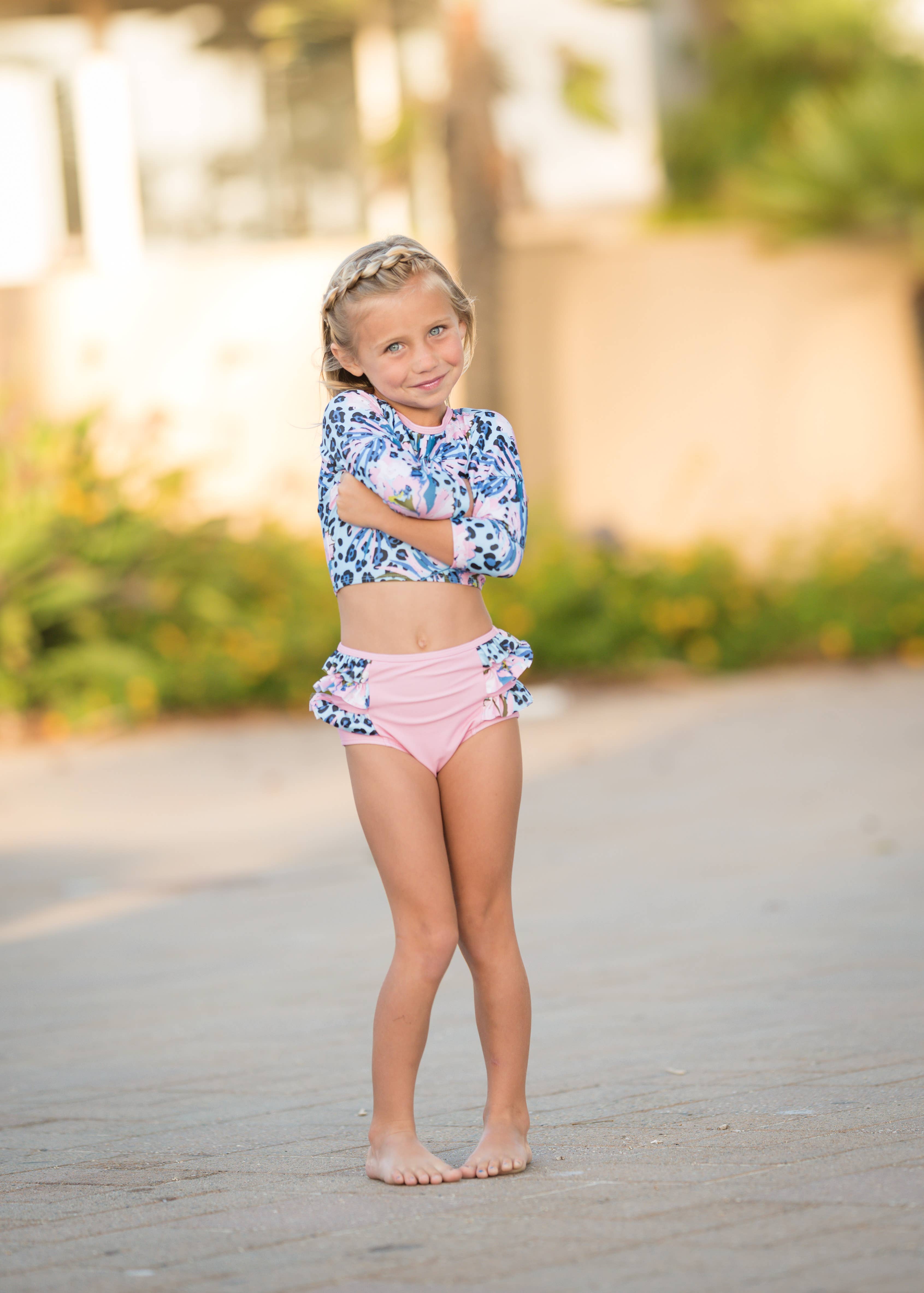 Blueberry Bay - Vendita all'ingrosso Costume da bagno a due pezzi - Bambini - Palmilla Dolce Costume Da Bagno Due Pezzi2