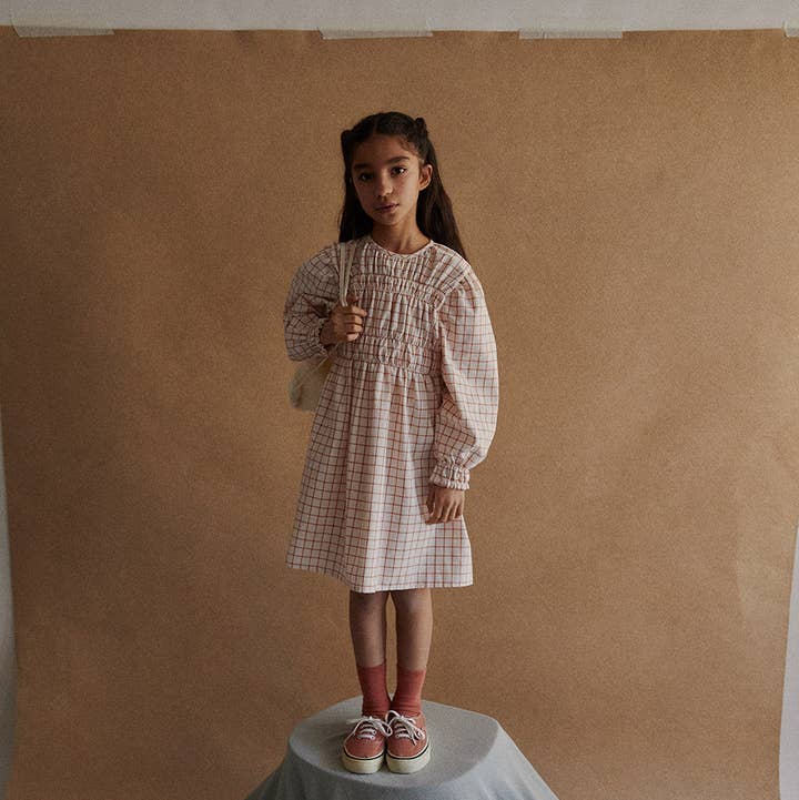 Jellymade - Wholesale Dress - Kids - Harper Dress Checks0