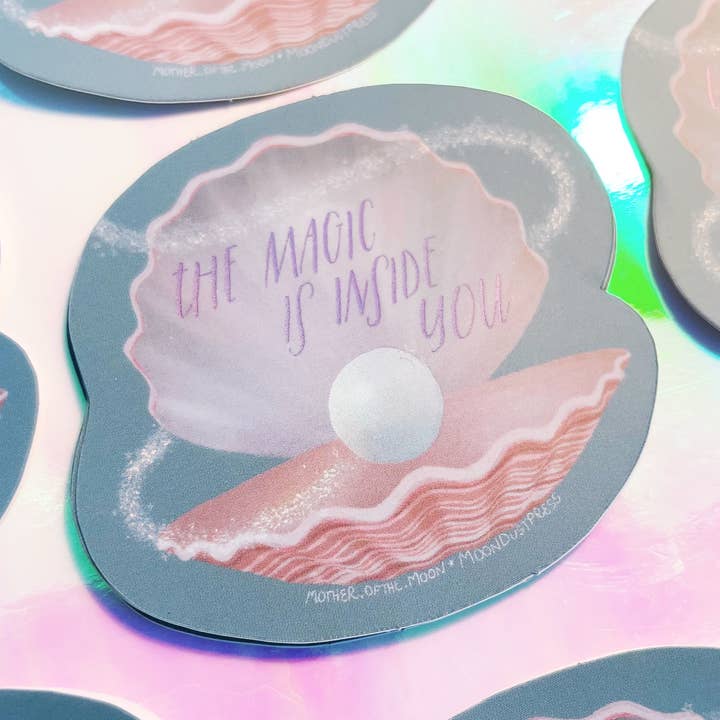 Adesivo olografico opaco magico all'interno per la vendita all'ingrosso da parte di Mother of the Moon