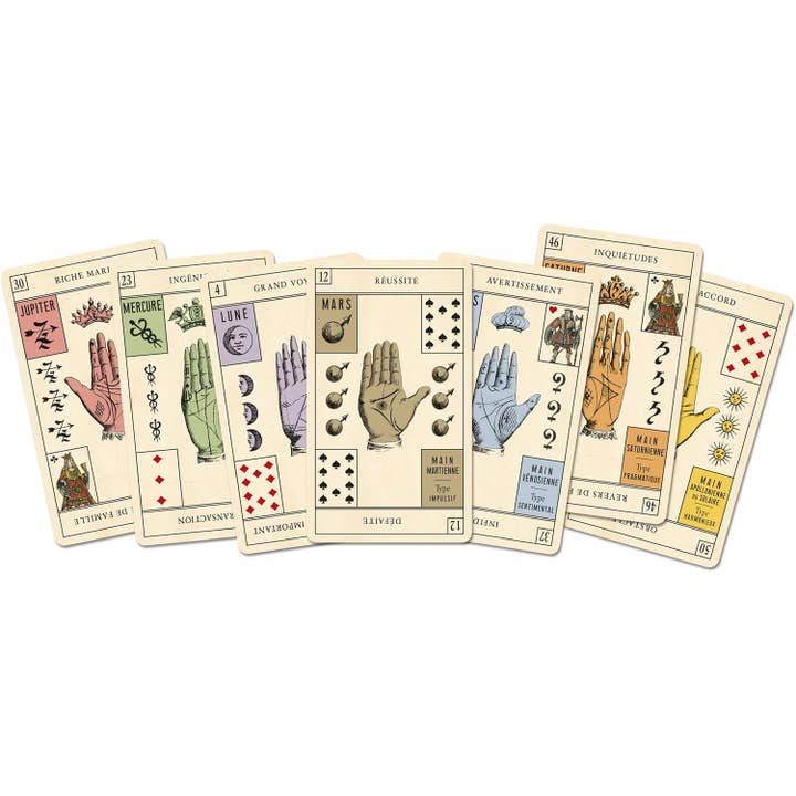 Cardshouse - Vente Cartes de tarot - Grimaud - Le Nouveau Jeu de la Main Cartes Oracle Édition Française Grimaud Cartomancie