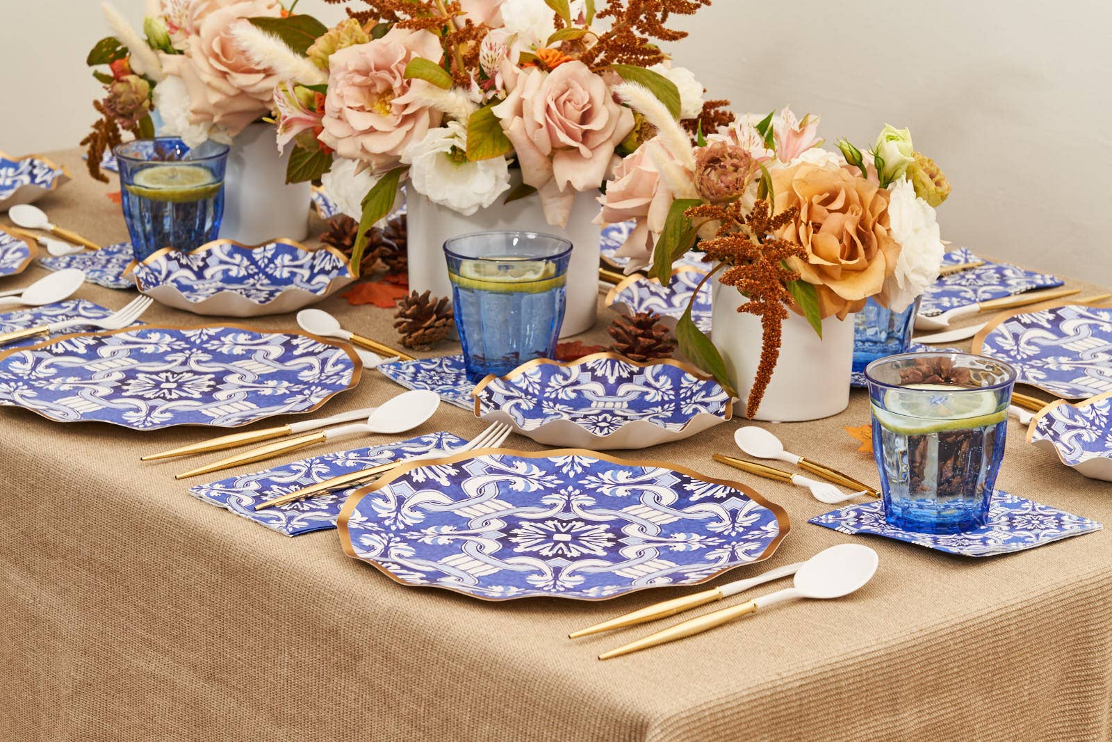 Sophistiplate - Vente Serviettes jetables - Serviettes en papier "Nuits marocaines" pour cocktail/20 unités20