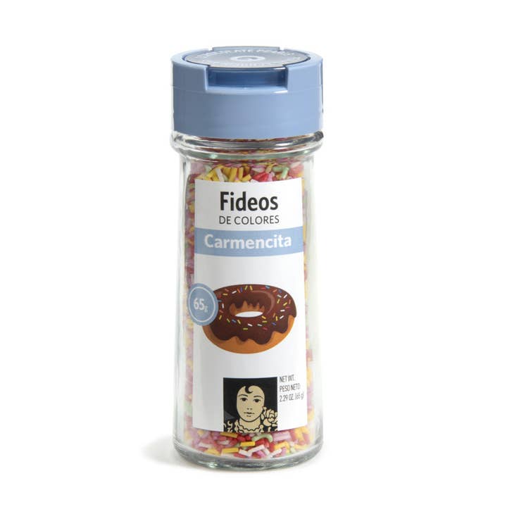 Pot à pâtisserie en verre 65G pour nouilles colorées pour la vente par Carmencita
