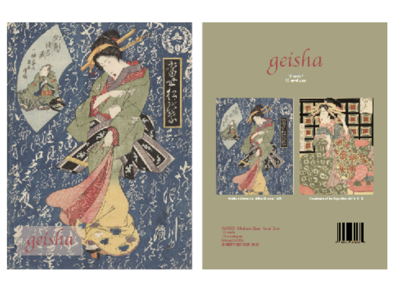 The Retrospect Group Collection - Wholesale Stationery/Notecard Set - Geisha Small Boxed Notes0