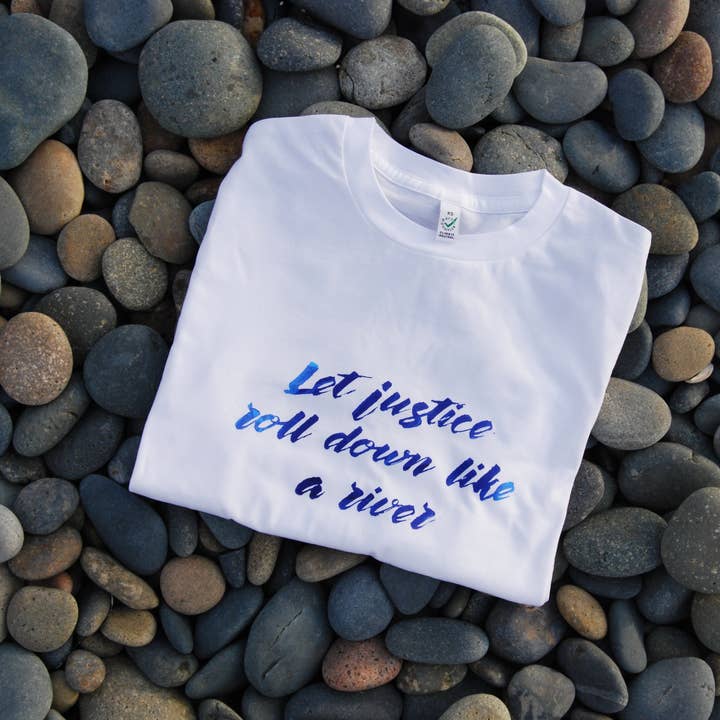 Lassen Sie Gerechtigkeit Unisex-T-Shirt herunterrollen für den Großhandel von Arrayed