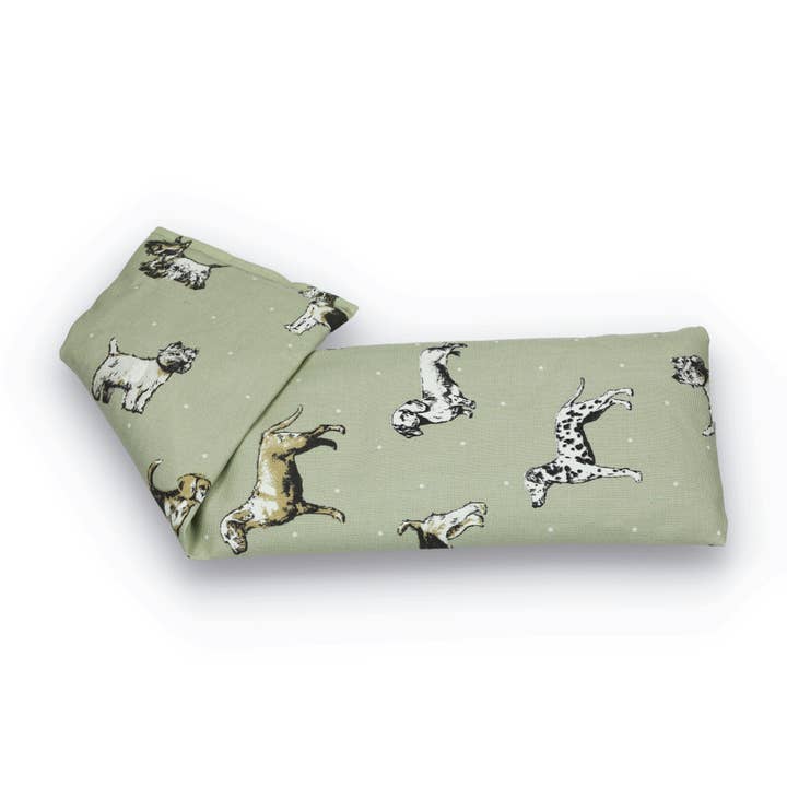 Best in Show Sage Green Cotton Wheat Bag for wholesale by The Wheat Bag Company