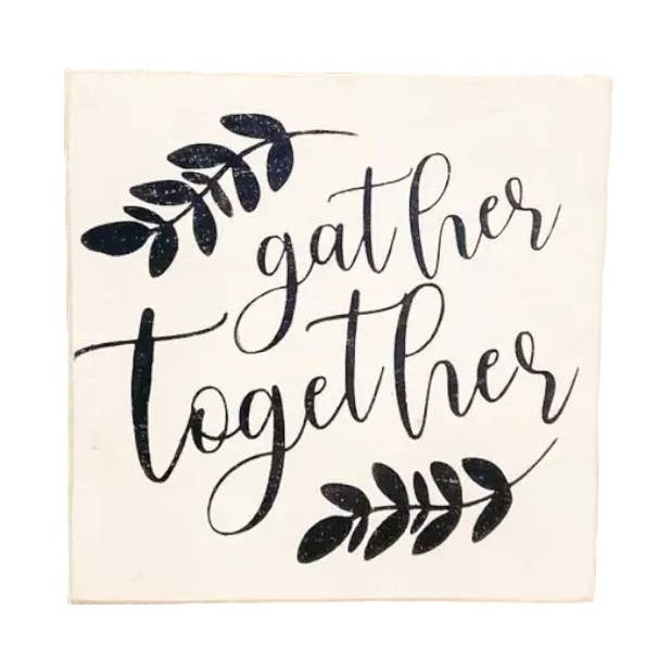 Samla ihop Wood Block Sign för wholesale av Windsor Lane Handmade Decor & More