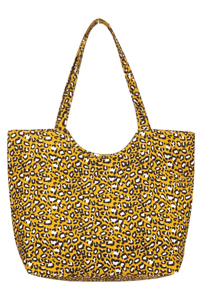 Hana - Vente Tote bag – femme - Sac cabas motif léopard0