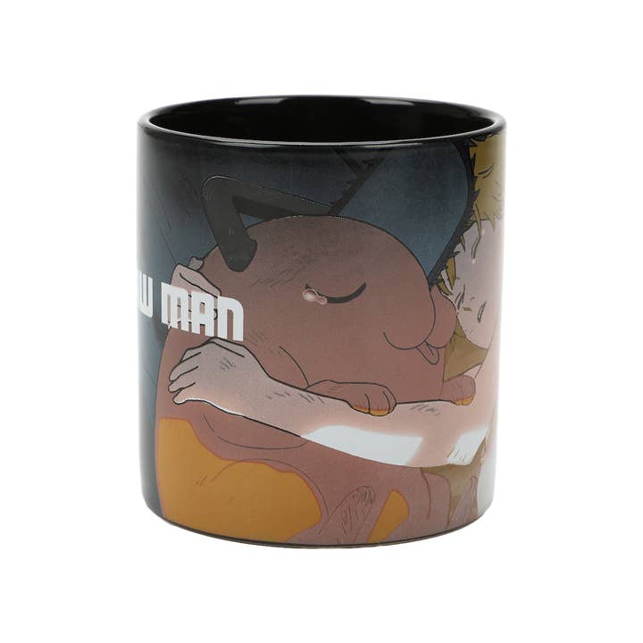 Bioworld Merchandising - Wholesale Coffee Mug - Chainsaw Man Denji Full-Wrap Decal 16 Oz Ceramic Mug4