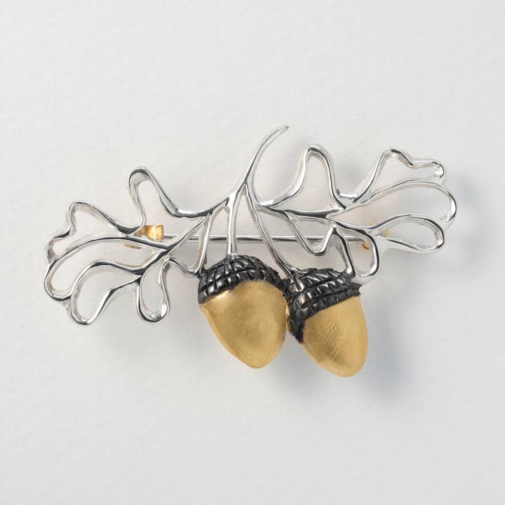 Broche con forma de bellota para venta al por mayor de Paula Bolton Jewelry