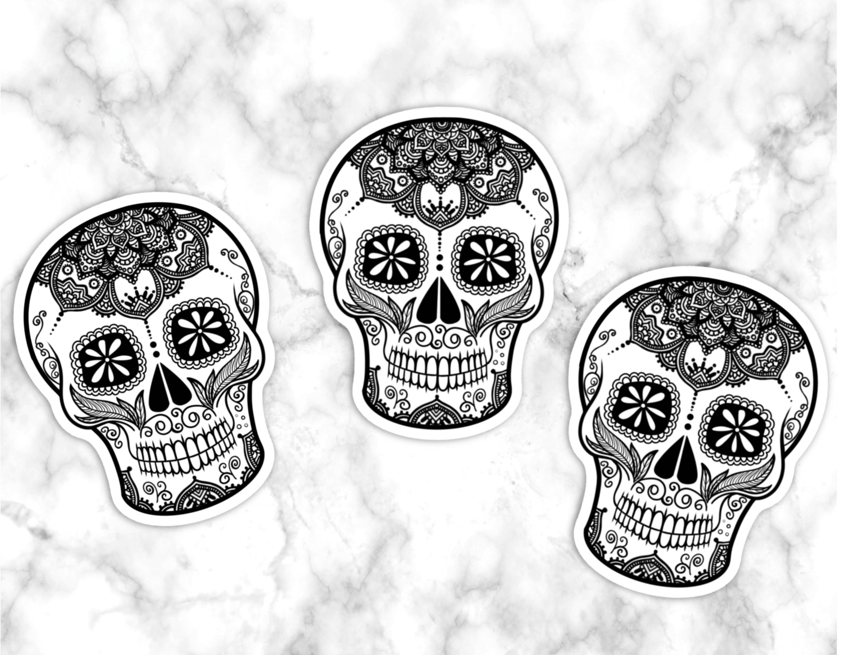 GatikaChicShop - Wholesale Sticker - Skull Sticker | Designer Skull Sticker3