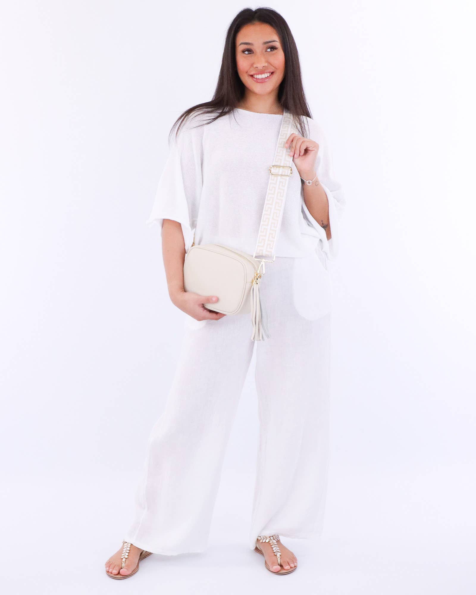 Cadenza Italy Ltd - Wholesale Gebreide top - Dames - Korte tuniektop van katoenmix11