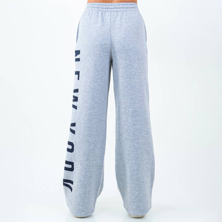 American Bazi - Wholesale Pants - Women's - NEW YORK LOOSE FIT SWEATPANTS-RJH10003NY