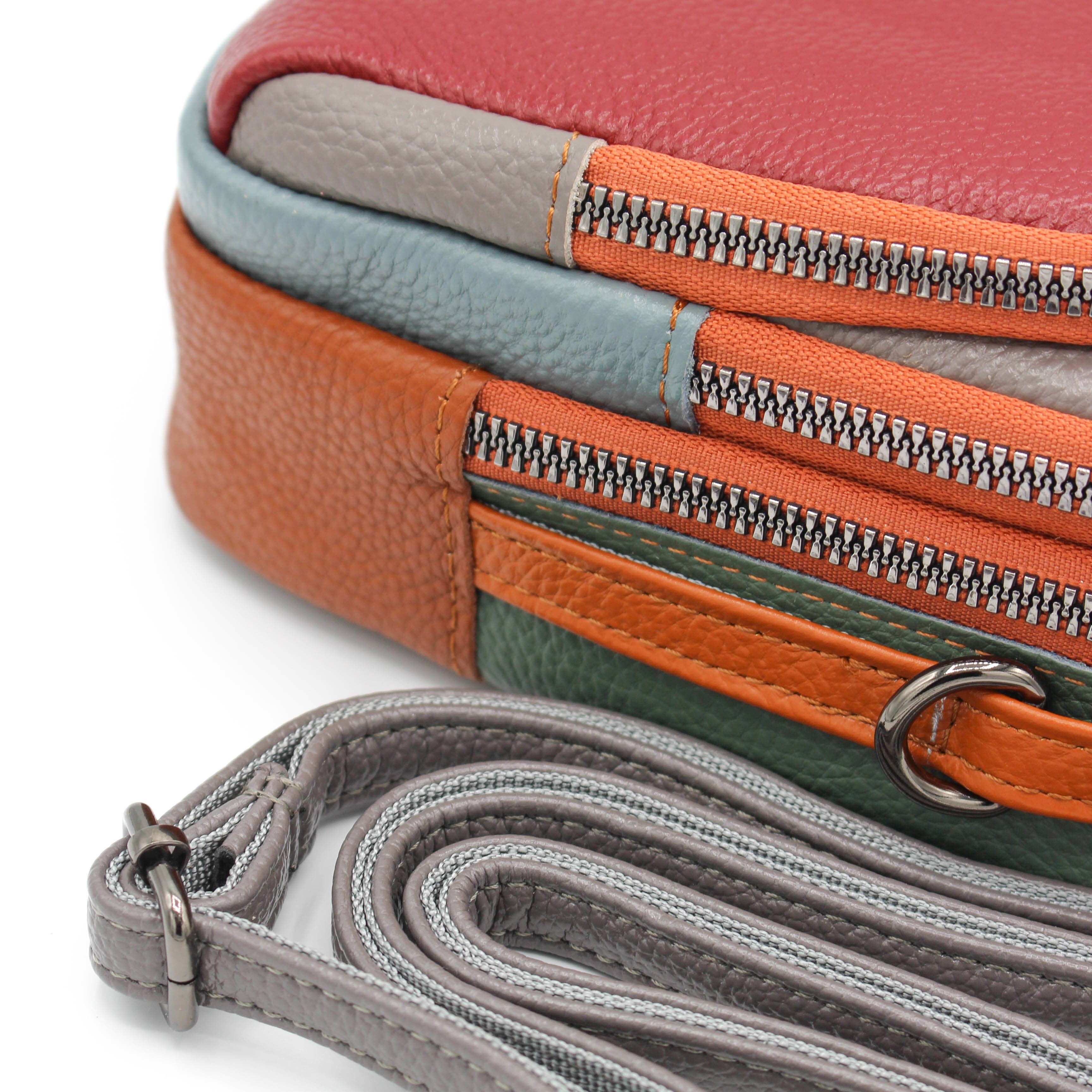 Zerimar 1942 – Engroshandel Rygsæk - Dame – Ægte læder crossbody-taske og rygsæk til kvinder, 19 x 10 x 9 cm4