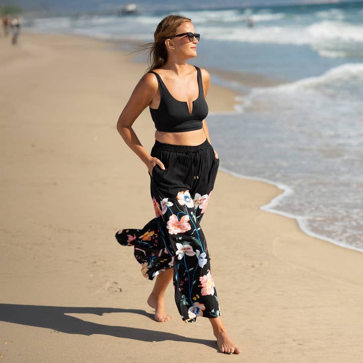 BLOOMING FLOWERS JOSEPHINE PULL ON PANT for wholesale by Jantzen