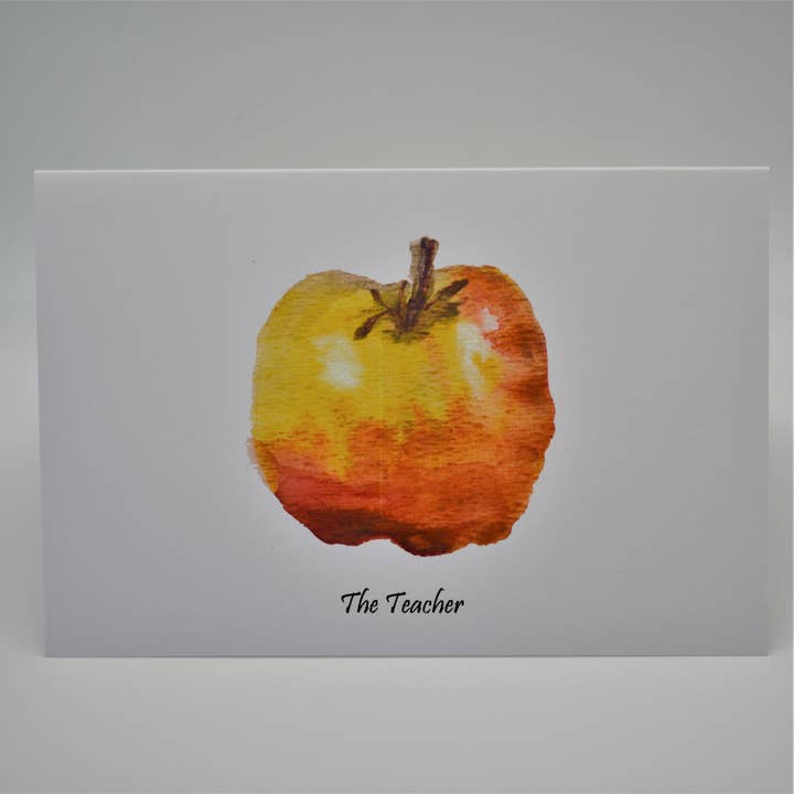 Teacher - Apple Card for wholesale by ES Designs - A Saunders Story