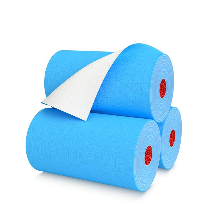 Renova - Wholesale Paper Towels - Paper Towel Renova Red Label 1 Roll Blue2