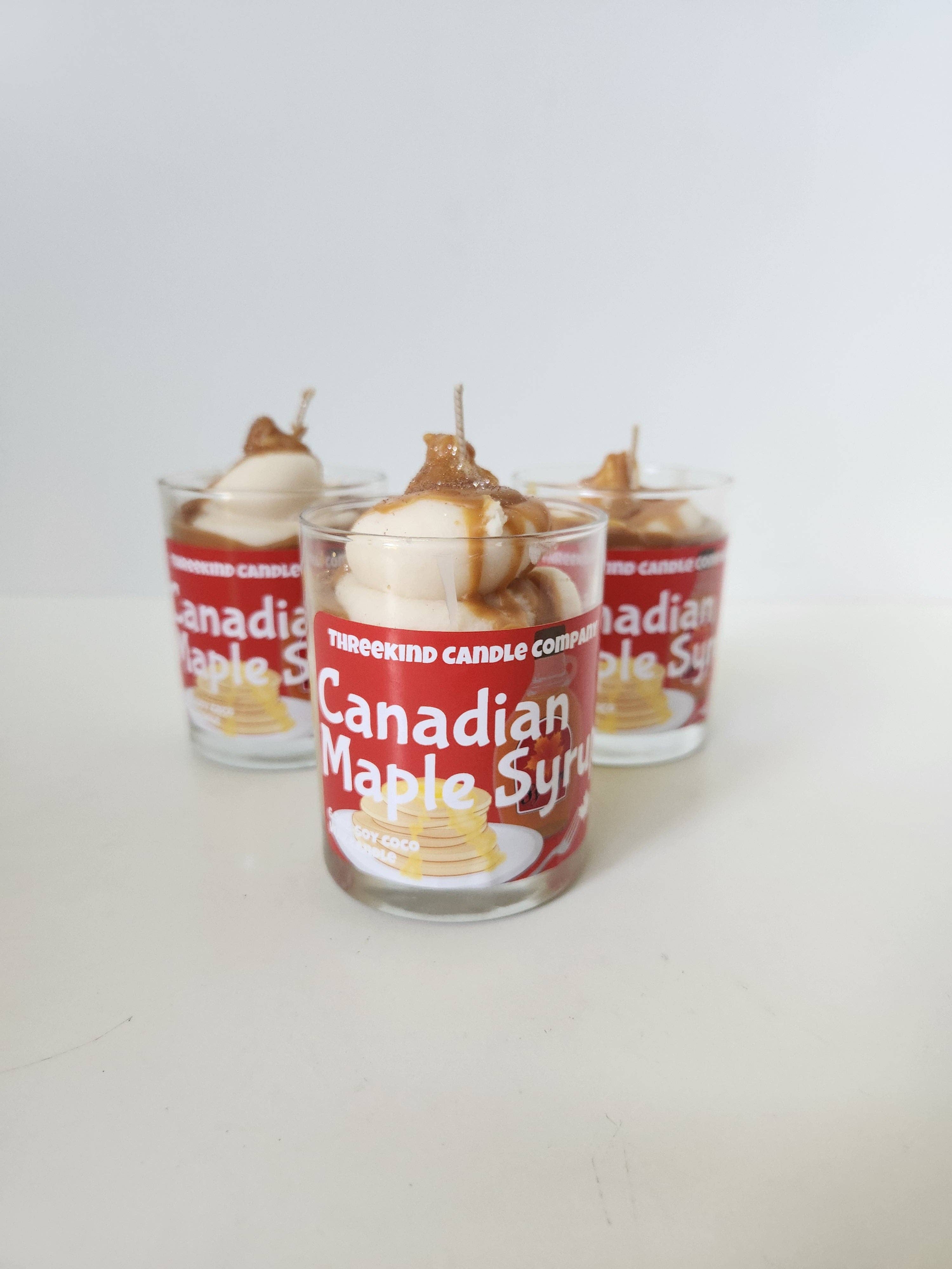 Threekind Candle Company - Wholesale Novelty Candle - Canadian Maple Syrup2