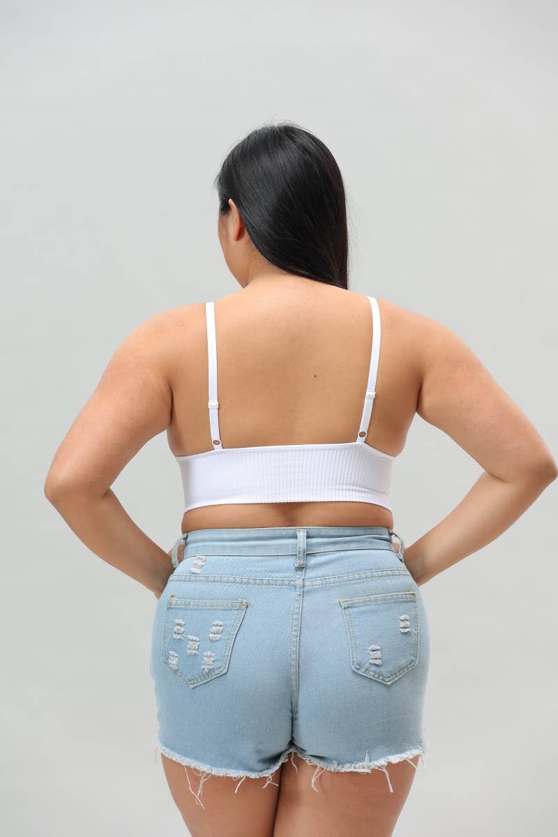 Leto Accessories – Großhandel Bralette – Damen – Luxe Loop Spitzen-Lounge-Top in Übergröße - Loungewear5