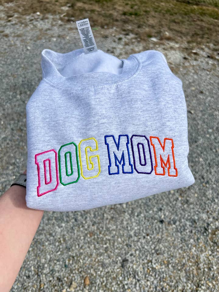 Sudadera bordada Dog Mom para venta al por mayor de SGB Wholesale