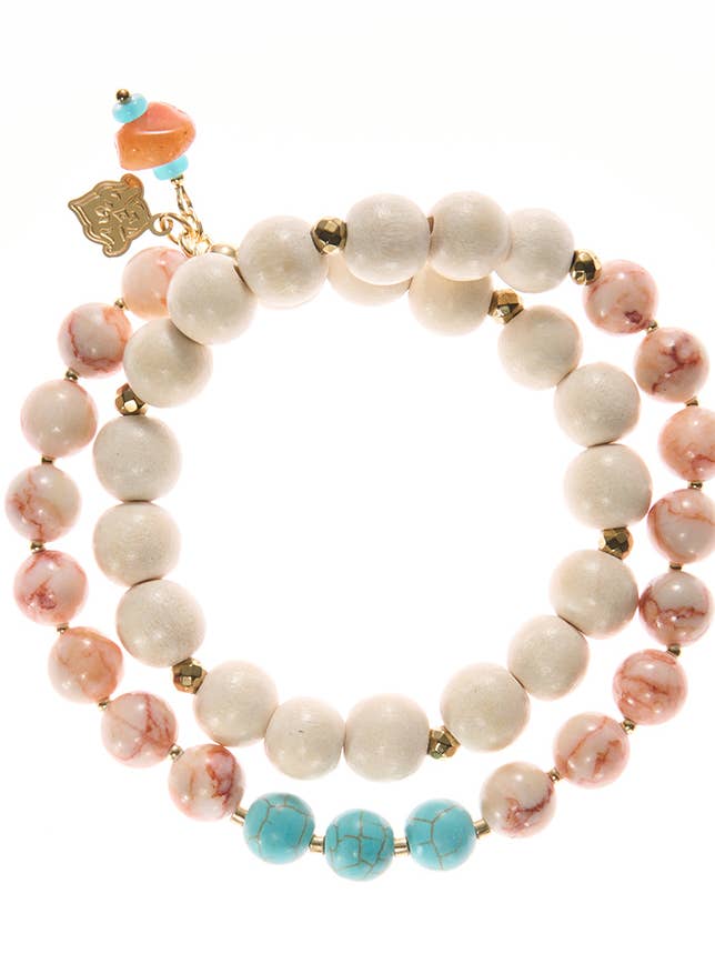 Duplo Mala Mármore Jasper por atacado de samsara collection