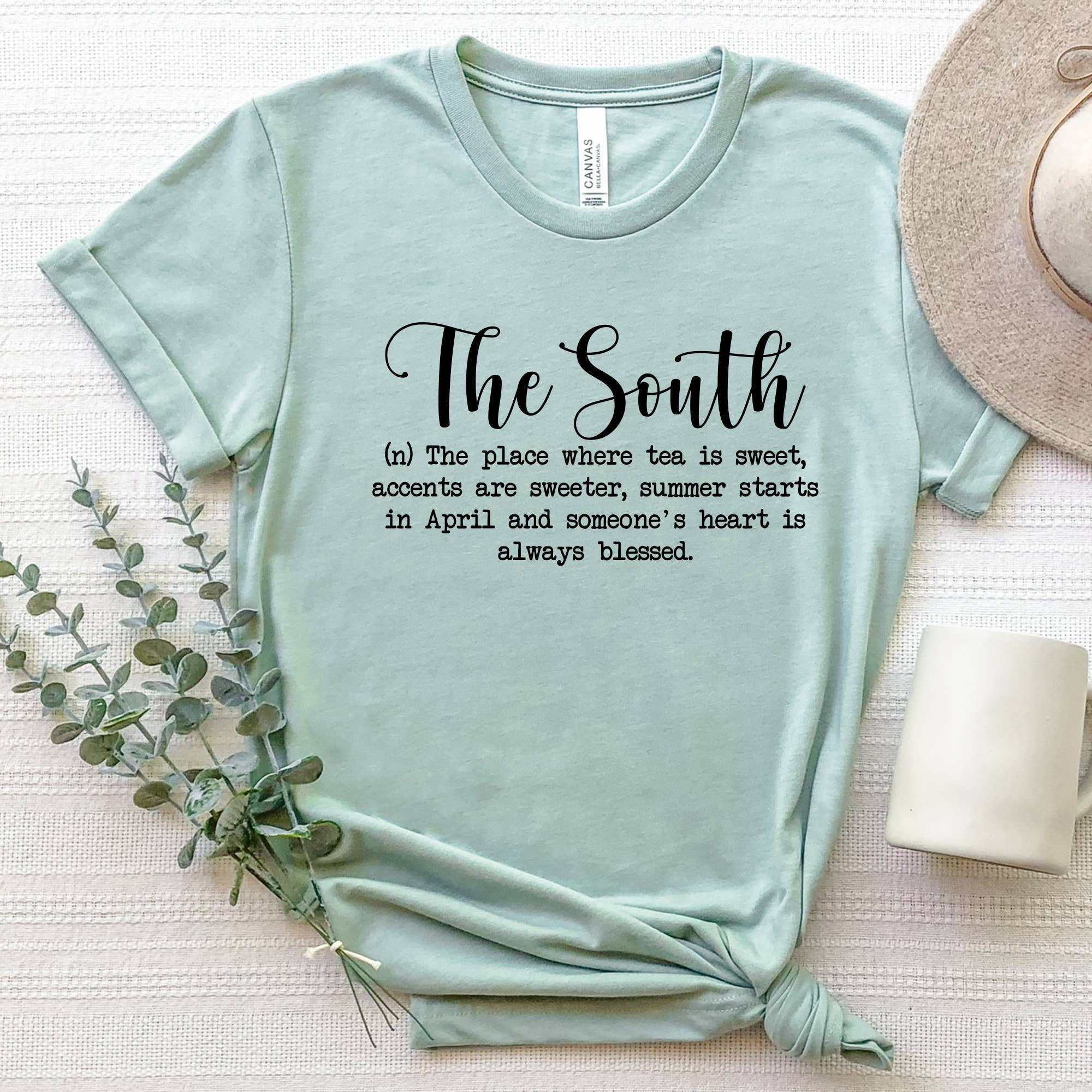 Down Home Tees - Wholesale Screen Printed T-Shirt - Women's - The South, Sweet Tea, Bless Your Heart Short Sleeve T-Shirt2