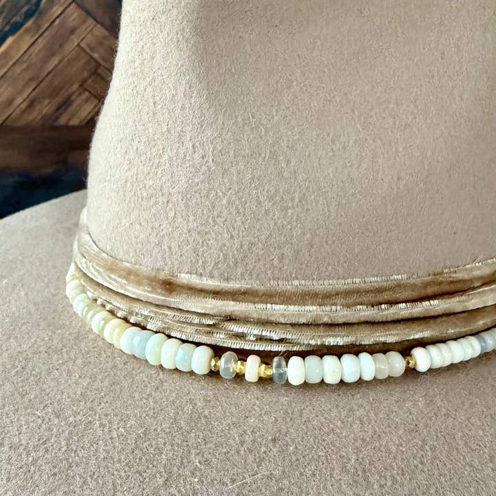Ethereal Opal Slider Hat Band for wholesale by Presh