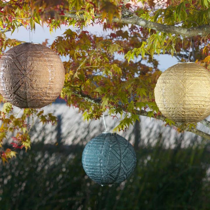 Allsop Home & Garden - Wholesale Outdoor/Lawn Light - Stella Market 12" Globe Solar Lantern - Bronze10