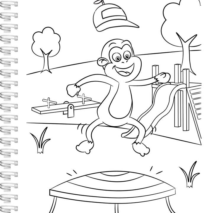 Topulo - Wholesale Coloring & Activity Book - Kids & Baby - Funny Animals Coloring Book3