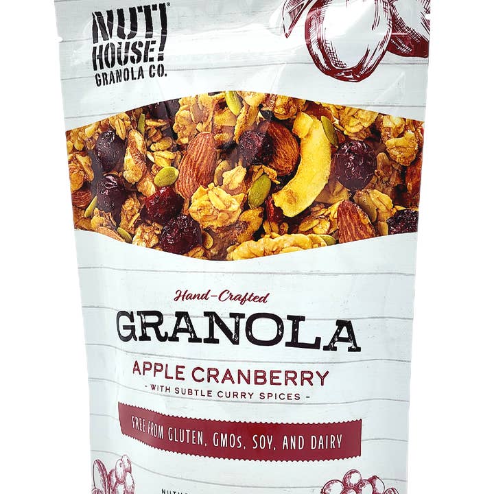 NutHouse! Granola Company - Vente Granolas - Granola aux pommes et aux canneberges, 6 x 12 oz3