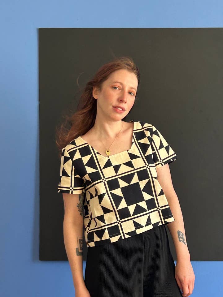 Colcha Star Crop Top por atacado de Ersa Fibers