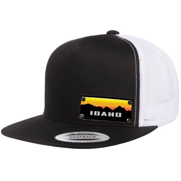 Puesta de sol de Idaho con un sombrero blanco y negro YP6006 para venta al por mayor de Stryder Gear