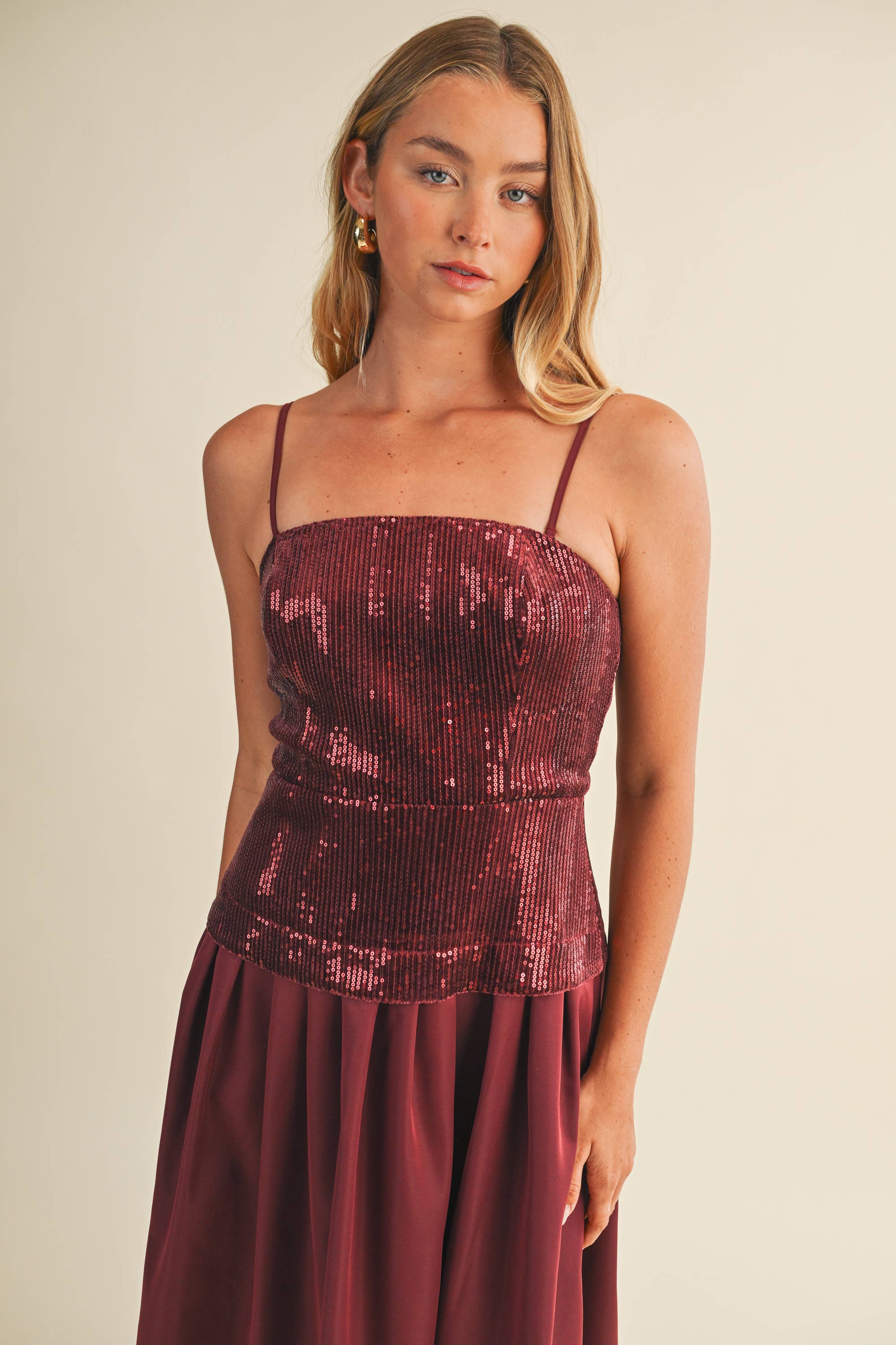 Mustard Seed – Vestido - Mulher por atacado – VESTIDO DE VELUDO COM LANTEJOULAS E ALÇA REMOVÍVEL7