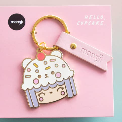 HELLO CUPCAKE KEYCHAIN for wholesale by Momiji