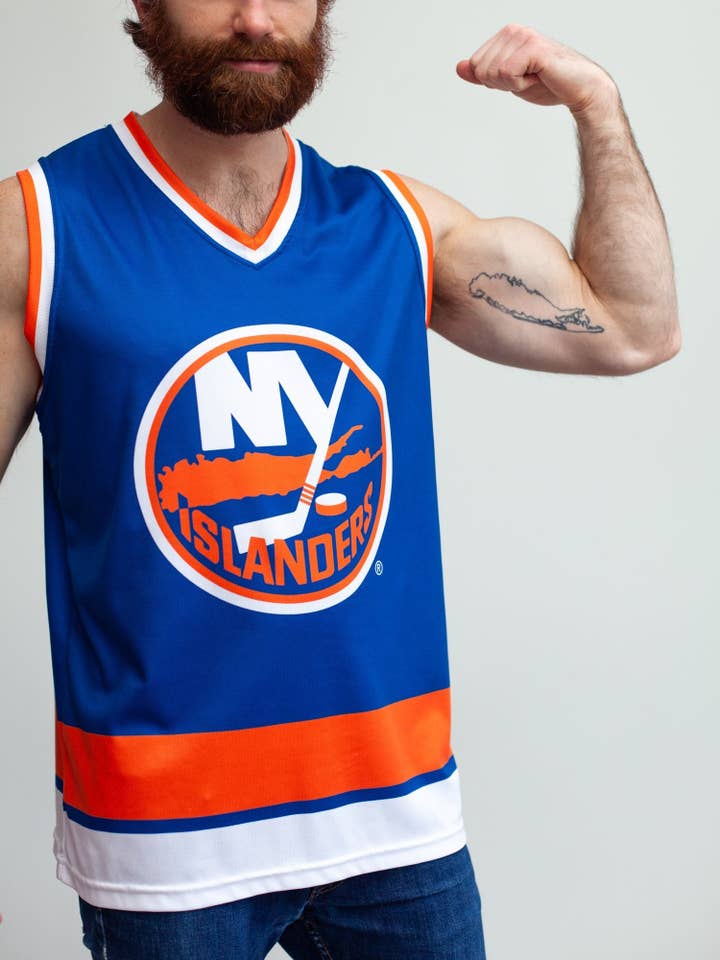 tanque de hockey de los New York Islanders para venta al por mayor de Bench Clearers