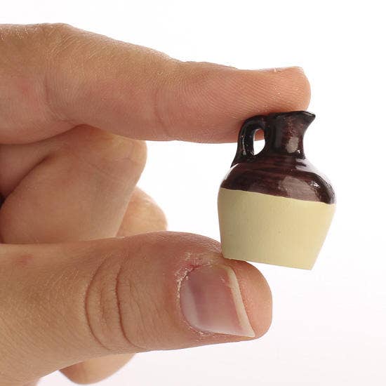 Factory Direct Craft - Wholesale Decorative Tabletop Object - 1" Miniature Brown Resin Jug