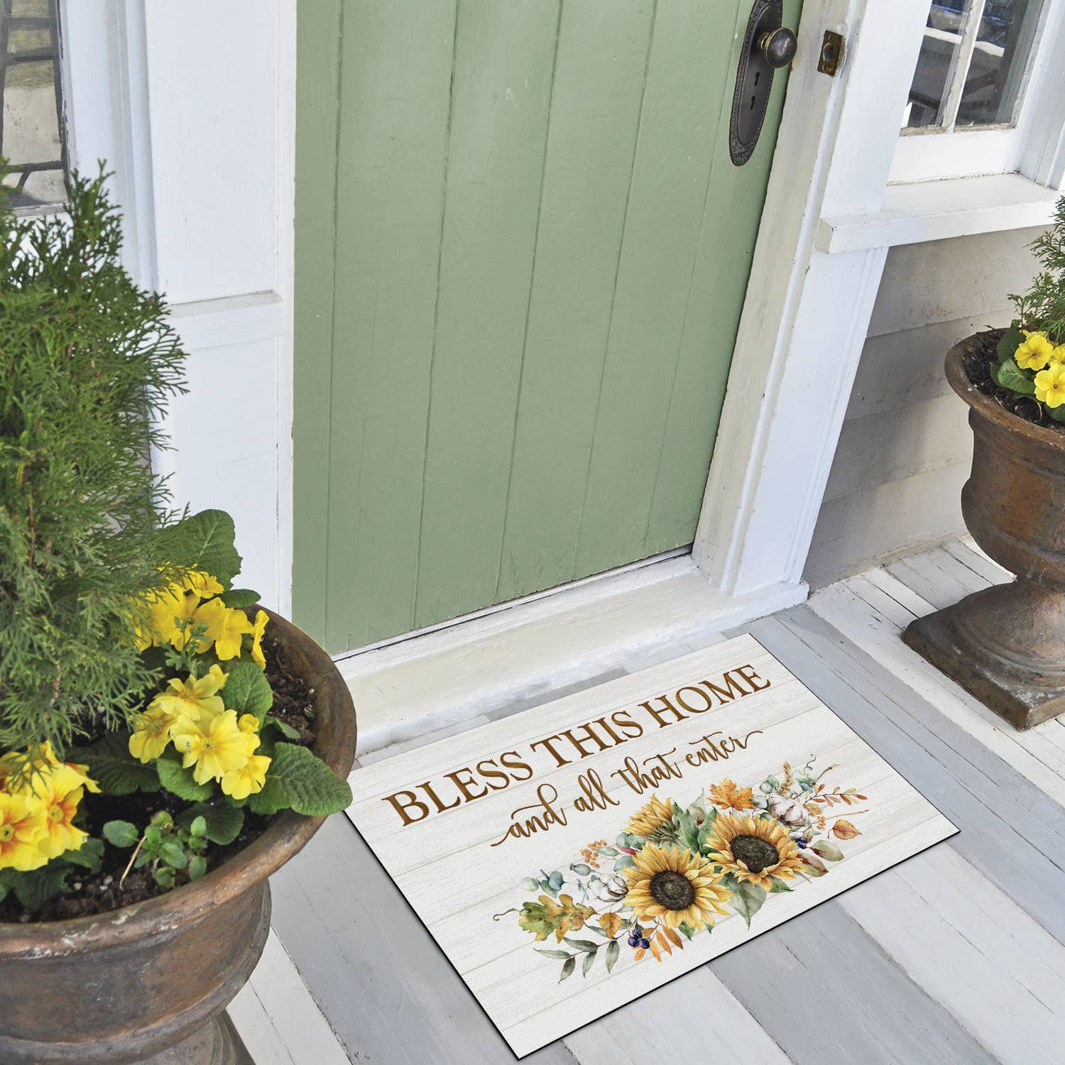 CounterArt/Highland Home/Thirstystone - Wholesale Door Mat - Bless This Home Fall Indoor/Outdoor Entryway Mat5