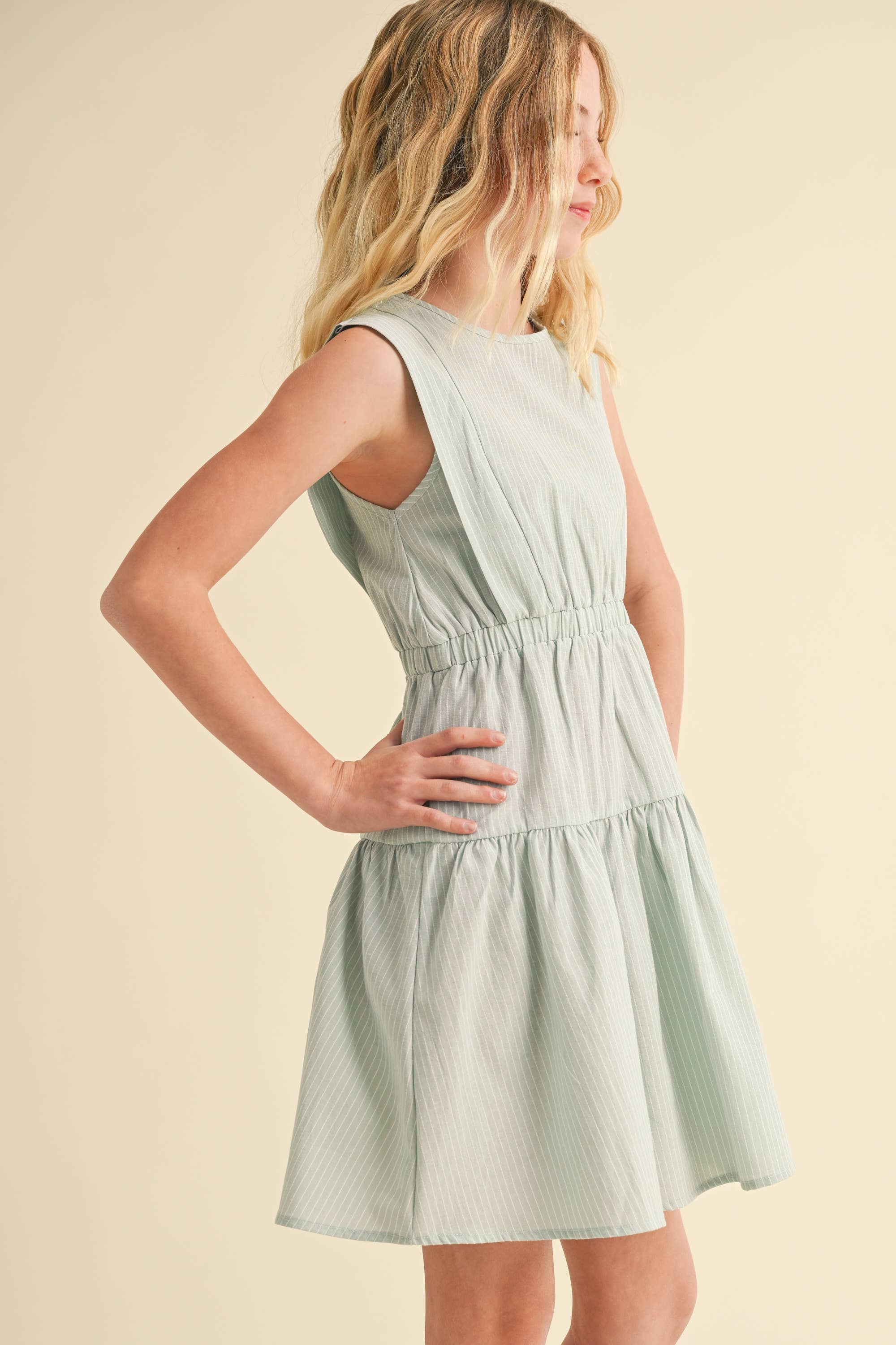 heart and arrow - Vendita all'ingrosso Vestito - Bambini - RAGAZZE ADOLESCENTI BAMBINE VESTITO A DUE STRATI LUNGO AL GINOCCHIO (7/14)5