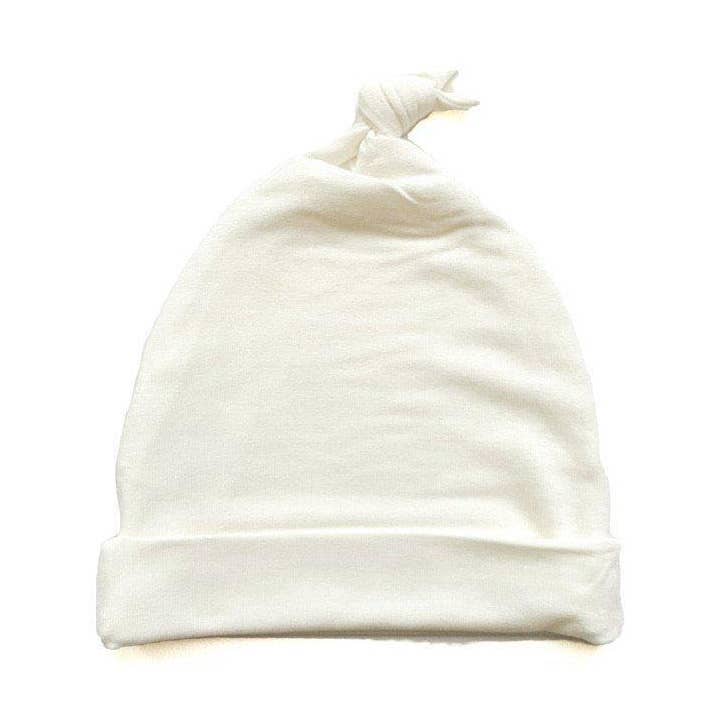 Knot Hat - White for wholesale by Harp Angel Boutique